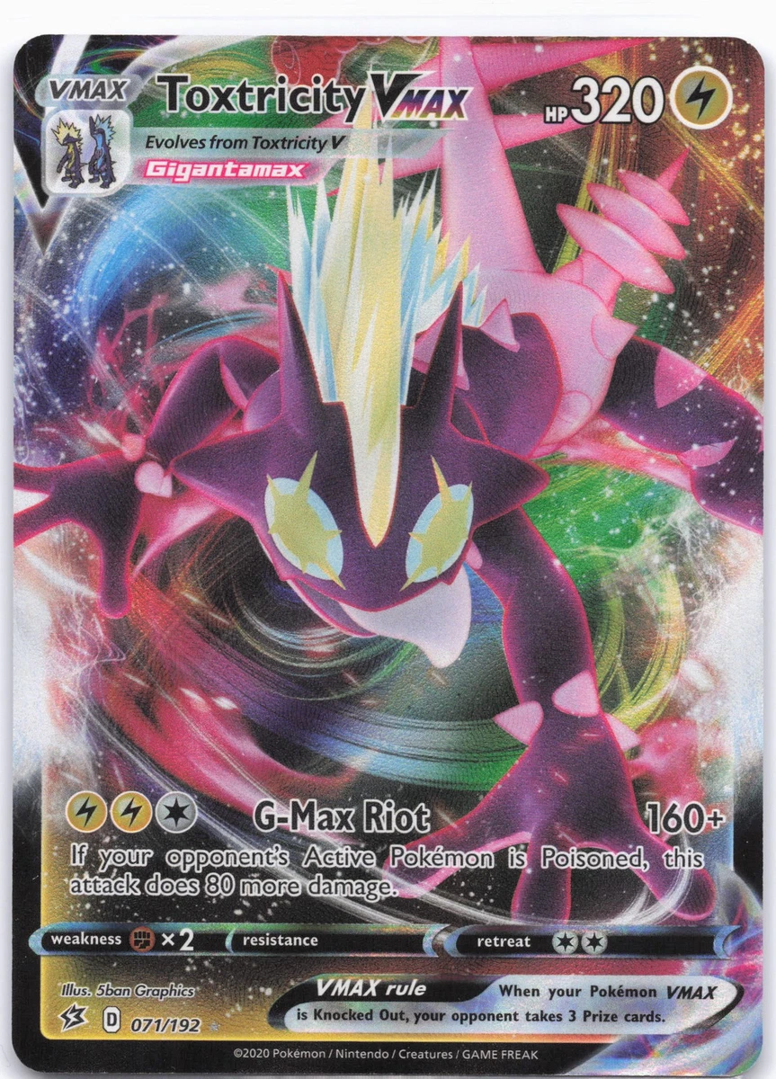 Toxtricity VMAX 071/192 Swsh02: Rebel Clash for sale | eBay