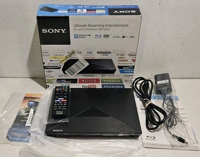 Sony BDP-S3200 Smart Blu-ray Disc Player - Built-in Wi-Fi - With REMOTE - TESTED