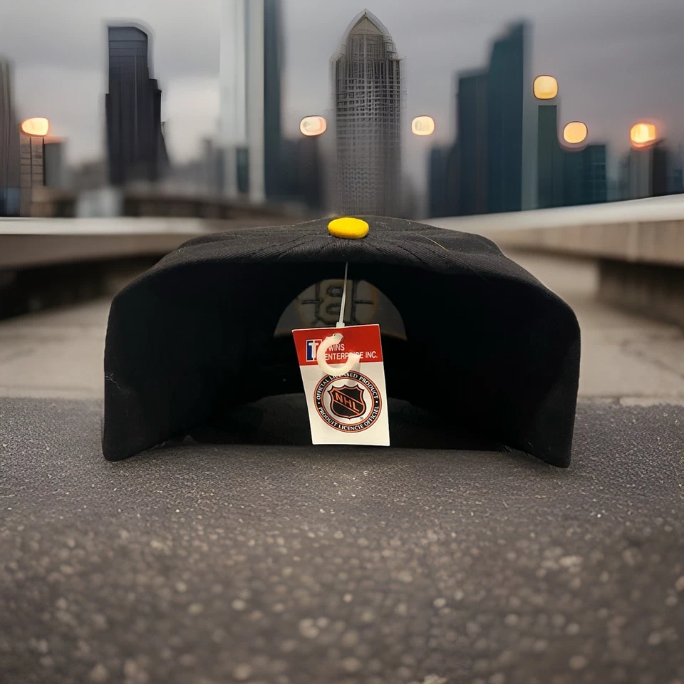 De colección NHL Twins Enterprise Boston Bruins Snapback Sombrero de Hockey Verde Bajo Bill Foto 2 de 3