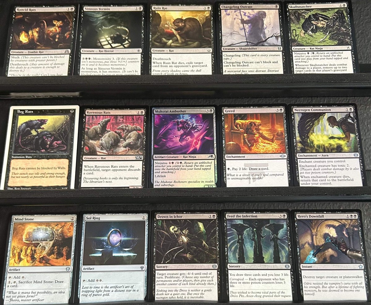 Custom Commander Deck*** Karumonix, the Rat King - Poisonous
