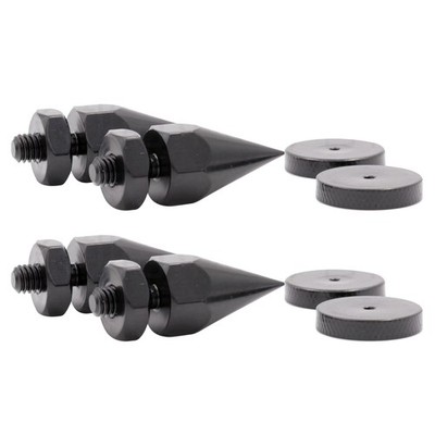 4Pcs M6 Iron Speaker Isolation Spike AMP Studio Monitor Stand Feet Cone 40mm B