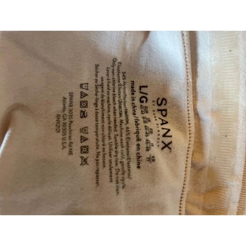 Shorts modelador SPANX Higher Power tamanho grande L controle de barriga coxas - Imagem 3 de 4