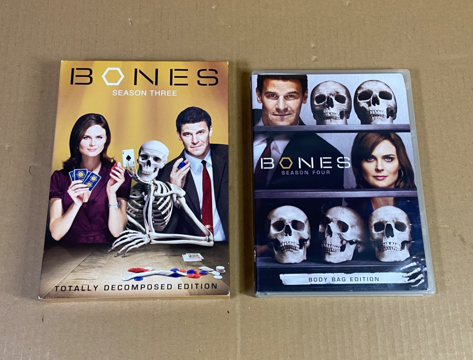 Bones TV Series Season 3 & Season 4 DVD Set