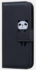 RRomeTTech Cover With Belt Clip Leather panda pattern Wallet Phone Case 63587