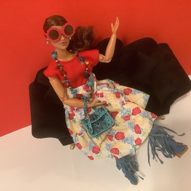 Barbie Doll Looks Fryda , Restyled Western Clothes , MTM  Curvy Size Body , New