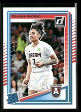 2025 Donruss WNBA Te-Hina Paopao 91 Atlanta Dream RC