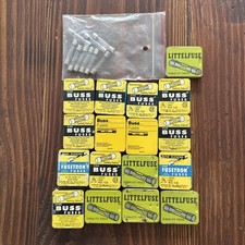 Mixed Lot Of Fuses Buss Littelfuse Please Read