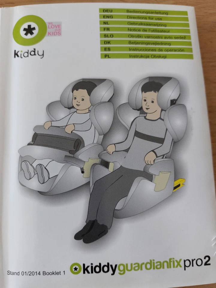 Kindersitz "kiddy guardianfix pro2" + Zubehör * wie neu * - Bild 3 von 4