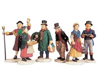 Lemax-92356-674, Village People, Set/6, Weihnachtsdorf, Weihnachtsfiguren