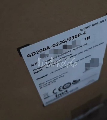 1PC New INVT Inverter GD200A-022G/030P-4 22KW