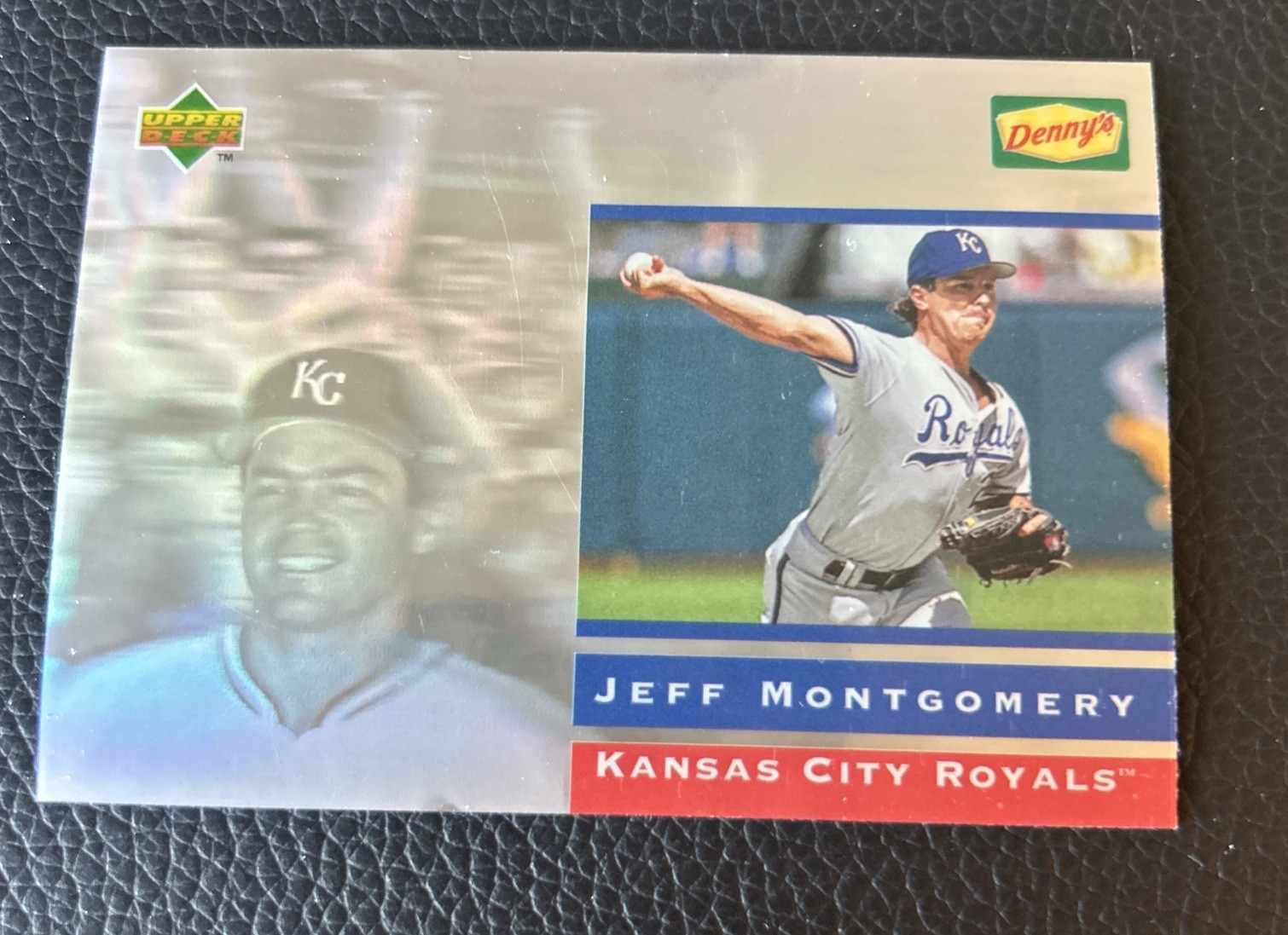 1995 Upper Deck Denny's Holograms Jeff Montgomery #18