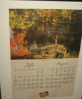 1949 Calendar Man Fishing, McKenzie River OR, Chevron Gas Station, Single Page — photo 10