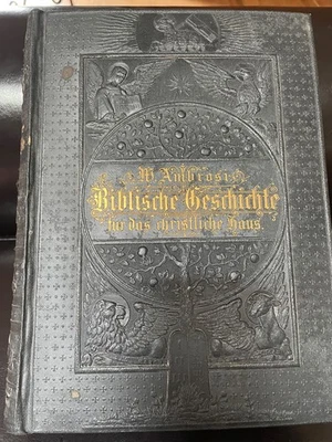 Biblische Geschichte fur das christliche haus (Biblical History for the German - Image 1 of 4