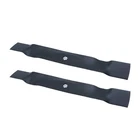 2PK 42" Mulching Blades For John Deere 7 Point Star Hole Steel GX22151 AM141033