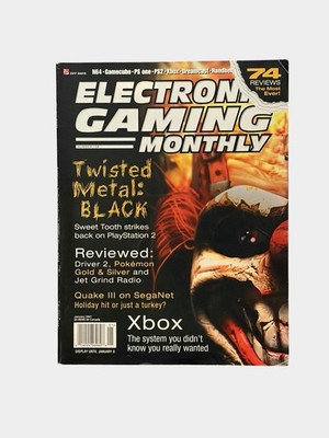 Electronic Gaming Monthly Magazine January 2001 No. 138 - Twisted Metal Black
