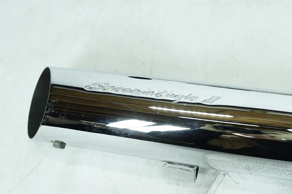 Harley Sportster XL883 2005 bajo OEM escape cabezal silenciador tubos Screamin Eagle Foto 2 de 4