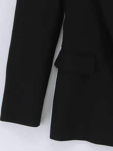 Zara Damen Blazer S schwarz andere mit Elasthan, Polyester, Viskose Mantel - Bild 4 von 5