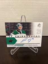 2020-21 Jake Oettinger SP Authentic Chirography Rookie Autograph RC Auto - Stars