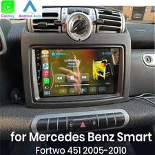 For Smart Fortwo W451 2005-2010 Car Stereo Radio Carplay Android 15 GPS DSP WIFI