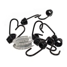 Paracord Planet 10 Pack Elastic Shock Cord Hooks & 15/16 Gauge Hog Rings