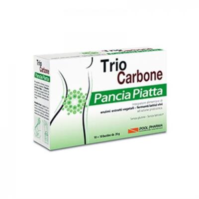 Pool Pharma Triocarbone Flat Belly NahrungsergÃ¤nzungsmittel 10 + 10 Sachets