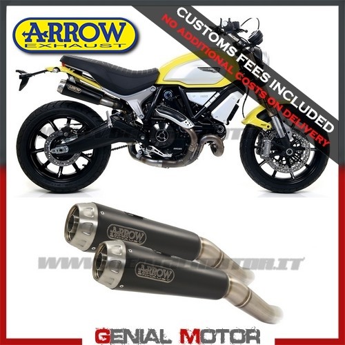 Exhausts Arrow Pro Race Black Ducati Scrambler 1100 18 For Sale Online Ebay