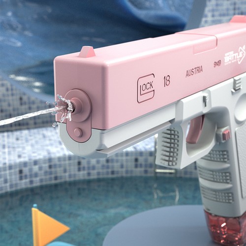 Kids Electric Water Gun Auto Squirt Blaster Soaker Summer Outdoor Pool Toy Gift - Picture 9 of 14