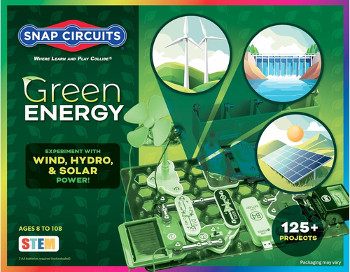 Snap Circuits Green Energy Electronics Exploration Kit | over 125 Exciting STEM