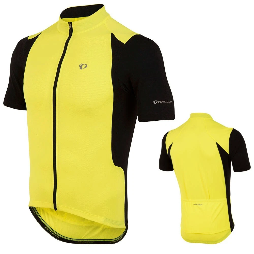 Pearl Izumi Select Pursuit Cycling Biking Jersey Screaming Yellow Black Mens S