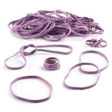Rubber Bands 33: 33 Size, Lavender, 100 Count.