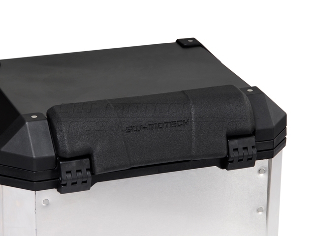 Dosseret pour top case TRAX BACKREST de SW-Motech en mousse polyuréthane noire