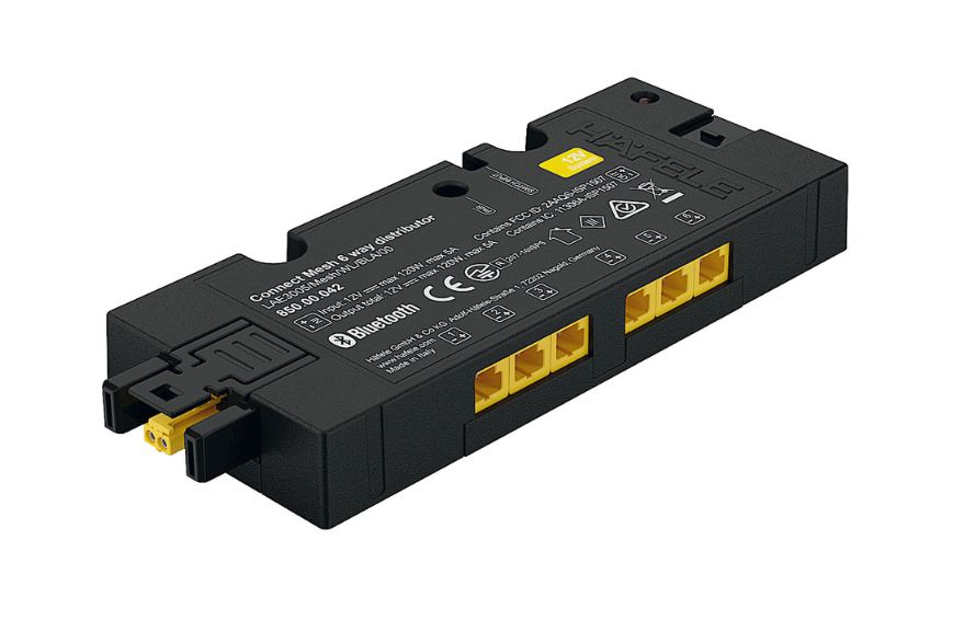 Hafele Distributor 12V 6-Way with Switching Function Hafele Connect Mesh