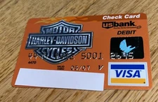 2007 Collectible HARLEY-DAVIDSON MOTORCYCLES Visa Debit Card (no value) #2