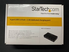 StarTech 4-Port USB 3.0 Hub Plus Dedicated Charging Port ST53004U1C