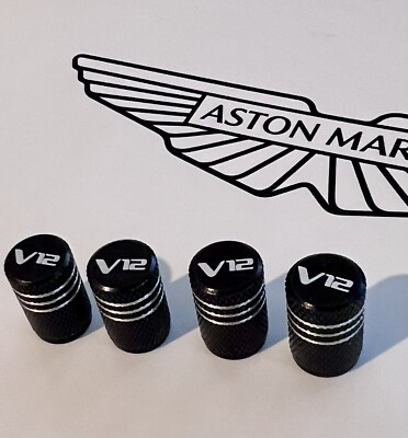 Aston Martin Racing AMR V12   Tyre Valve Caps DB7 DB9 DB11 DB12 DBX