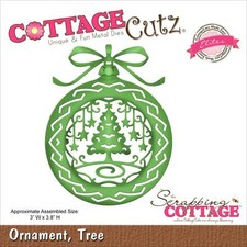 CottageCutz Elites Die Tree Ornament, 3"X3.8" CCE187 Retired Product