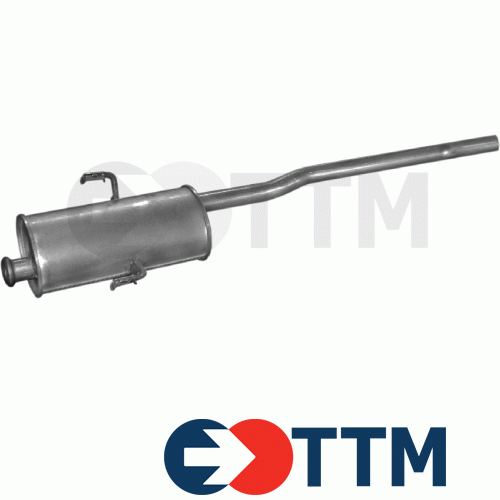 CITROËN JUMPY VAN 1.6 1.9 D 70/80cV 1995-2007 Silencieux Intermédiaire - Photo 1/1