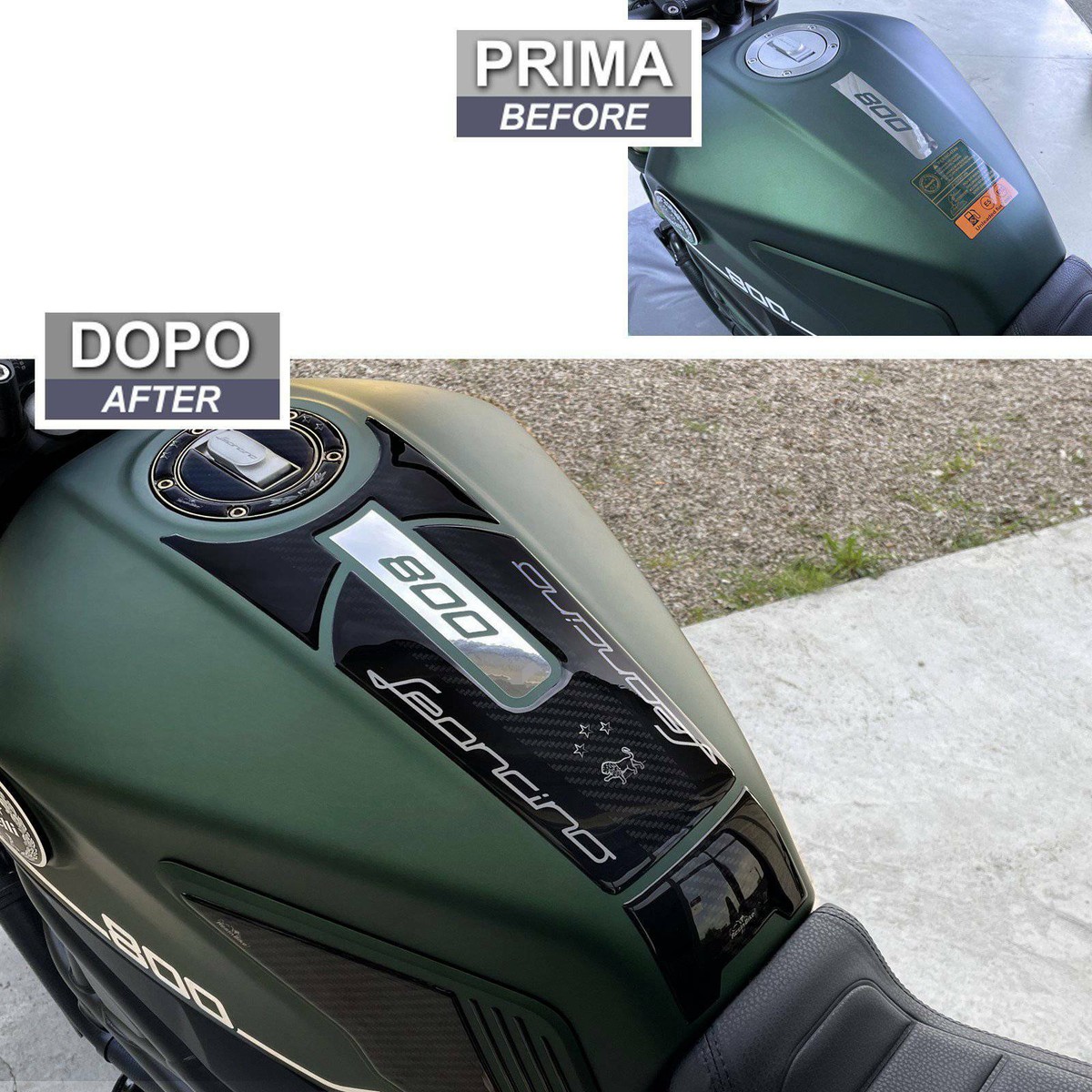 Sticker Réservoir Protection Réservoir Moto Honda Hornet - Adhésif Résine 3D Anti-Rayures - 14.5x20 Cm Adhésif Honda Hornet