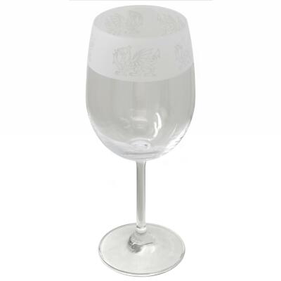 Animo Frosted Welsh Dragon Gravur Kristall Wein Trinkglas 350ml Geschenkbox