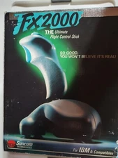 FX2000 THE ULTIMATE FLIGHT CONTROL STICK SUNCOM TECHNOLOGIES FOR IBM AND COMPAT.