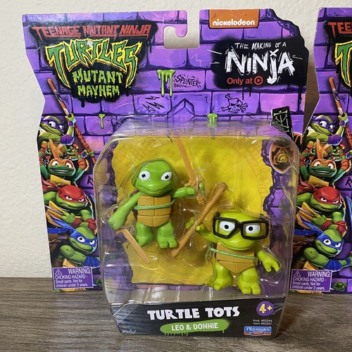 Teenage Mutant Ninja Turtles Turtle Tots Raph Mikey Leo Donnie TMNT 2er Pack 2023 - Bild 2 von 7