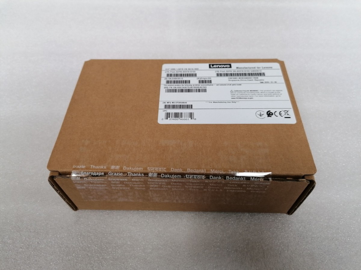 Lenovo(旧IBM) 01GR711 1.92TB Enterprise Entry SATA G3HS 2.5型 SSD