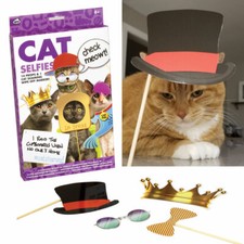 CAT SELFIES Photo Prop Kit Cat Shaming Kitty Pictures Funny Quotes Captions Pets