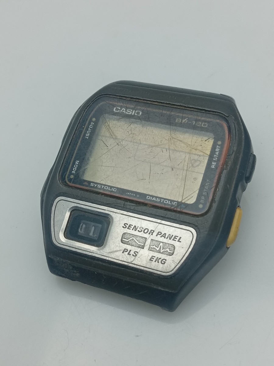 時計 CASIO BLOOD PRESSURE MONTIOR BP-120 VINTAGE CASIO BP-120 BLOOD PRESSURE MONITOR TWIN SENSOR MADE