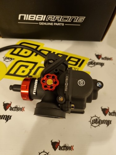 NIBBI Carburettor PE24mm Flange For 125cc/140cc Motorcycle Dirt Bike Scooter ATV - Picture 3 of 8