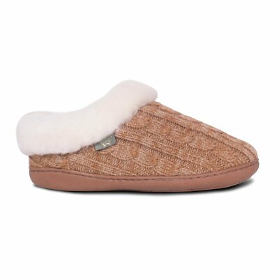Cloud Nine Sheepskin Women's Indoor Crochet Slippers - Comfy House Slip-Ons