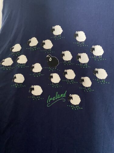 single stitch tshirt Ireland Black Sheep Vtg - image 1