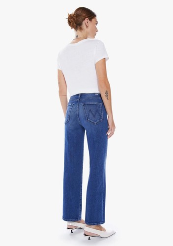 NWT $228 Blue Mother The Rambler Zip Ankle High Tide Jeans 23 - Picture 2 of 3