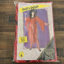 Rubie  s Deluxe Devil Lady Women  s Size 14-20 Red Halloween Costume Full Figure