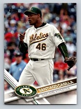 Santiago Casilla 2017 Topps #421 Oakland Athletics